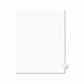 Workstationpro Style Legal Side Tab Divider- Title: 24- Letter- White- 25/Pack, 25PK TH182266